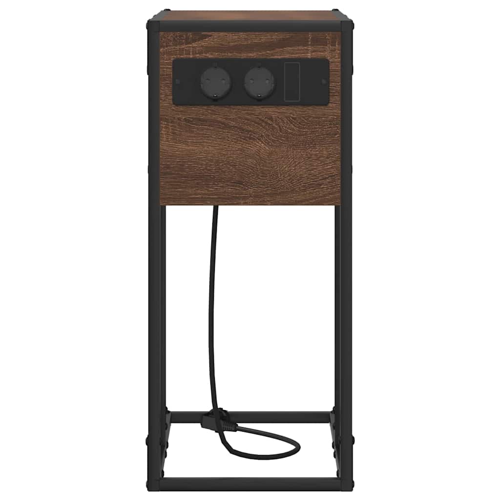 Nachttisch Braune Eiche 41,5 x 26 x 60,5 cm Holzwerkstoff