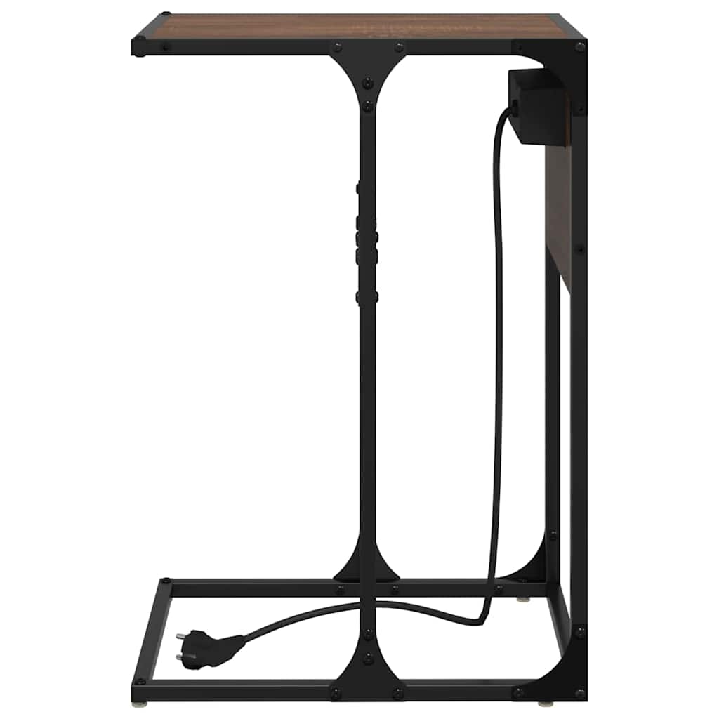 Nachttisch Braune Eiche 41,5 x 26 x 60,5 cm Holzwerkstoff