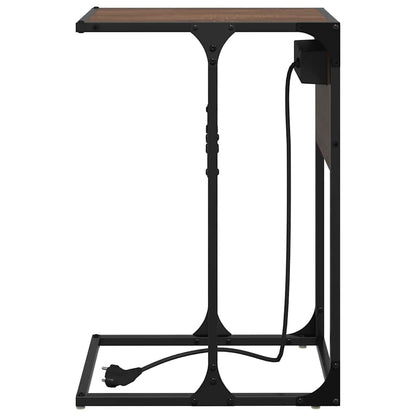 Nachttisch Braune Eiche 41,5 x 26 x 60,5 cm Holzwerkstoff