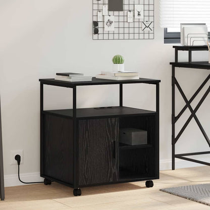 Büroschrank Schwarze Eiche 61 x 46 x 67 cm Holzwerkstoff
