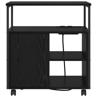 Büroschrank Schwarze Eiche 61 x 46 x 67 cm Holzwerkstoff