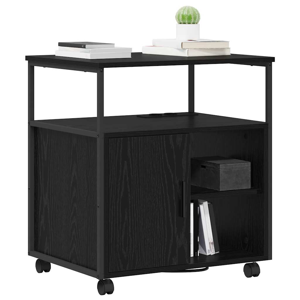 Büroschrank Schwarze Eiche 61 x 46 x 67 cm Holzwerkstoff