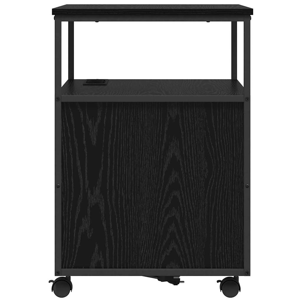 Büroschrank Schwarze Eiche 61 x 46 x 67 cm Holzwerkstoff
