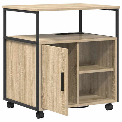Büroschrank mit Rad Sonoma Eiche 61 x 46 x 67 cm Holzwerkstoff