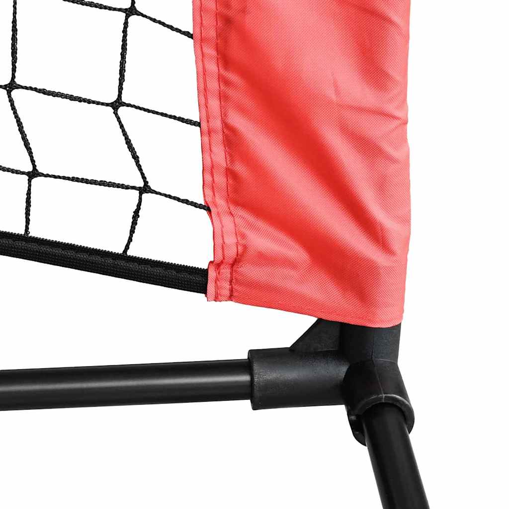 Tennisnetz Falten Schwarz und rot 301 x 90.5 x 87 cm Polyester
