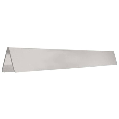 Rasenrand 4 pcs Silber 450 x 10 cm Edelstahl