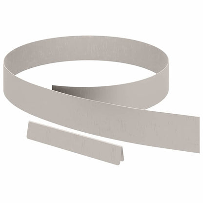 Rasenrand 4 pcs Rostig 450 x 10 cm Witterungsbeständiger Stahl