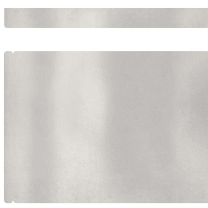 Rasenrand Silber 450 x 15 cm Edelstahl