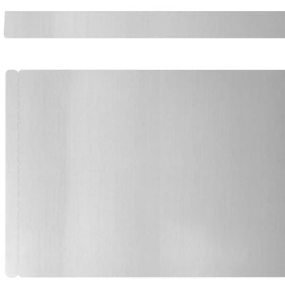 Rasenrand 4 pcs Silber 450 x 15 cm Verzinkter Stahl