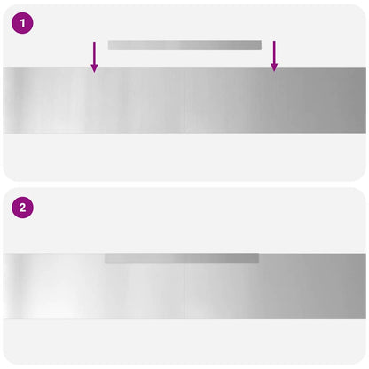 Rasenrand 4 pcs Silber 450 x 15 cm Verzinkter Stahl