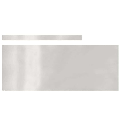 Rasenrand Silber 450 x 20 cm Edelstahl