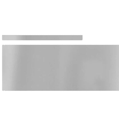 Rasenrand 4 pcs Silber 450 x 20 cm Verzinkter Stahl