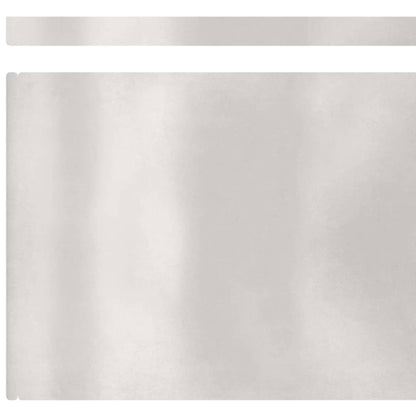 Rasenrand 4 pcs Silber 450 x 25 cm Edelstahl