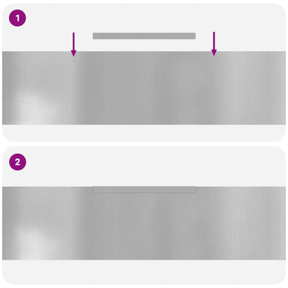 Rasenrand 4 pcs Silber 450 x 25 cm Verzinkter Stahl