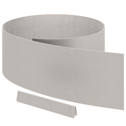 Rasenrand 4 pcs Rostig 450 x 25 cm Witterungsbeständiger Stahl