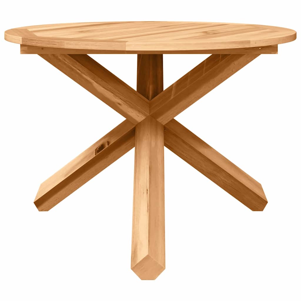 Garten Essgruppe 3 pcs Braun Massivholz Akazie