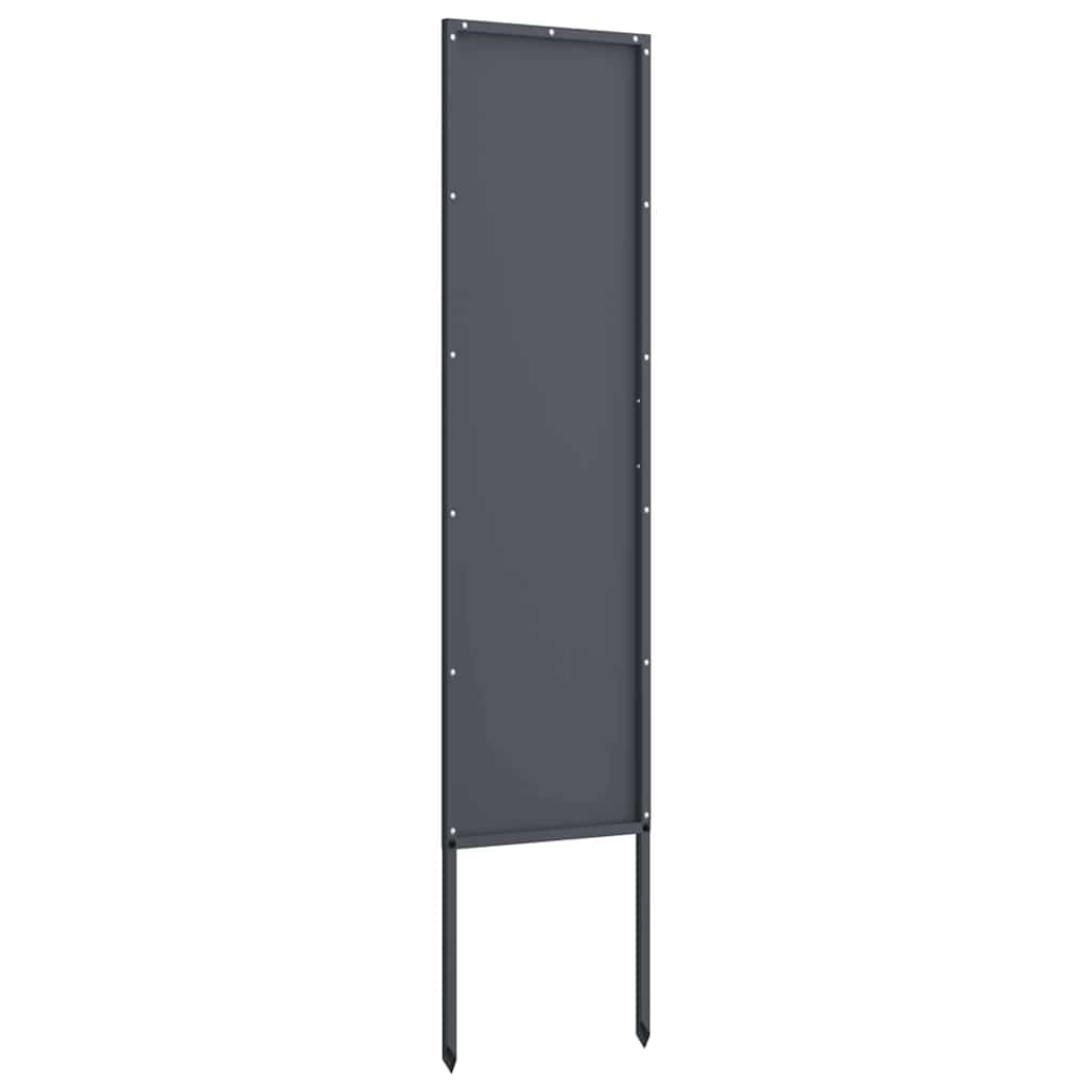 Garten dekoratives Panel Sonstiges Anthrazit 32 x 140 cm