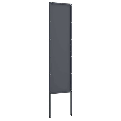 Garten dekoratives Panel Sonstiges Anthrazit 32 x 140 cm