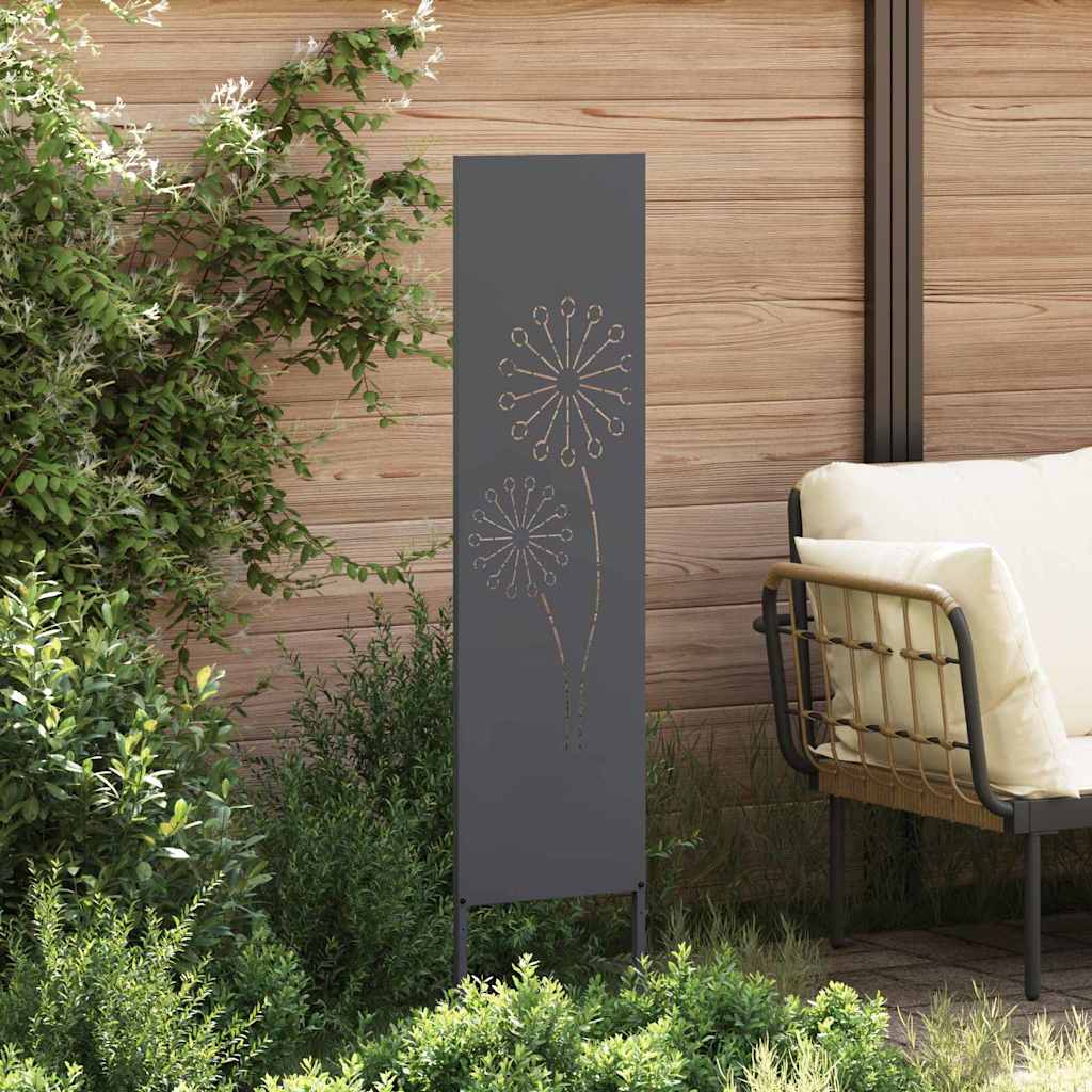 Garten Sichtschutz-Leinwand Anthrazit 32 x 140 cm