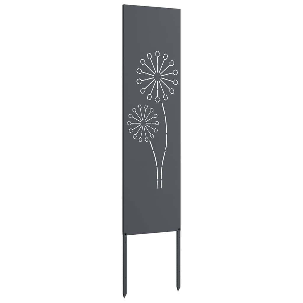 Garten Sichtschutz-Leinwand Anthrazit 32 x 140 cm