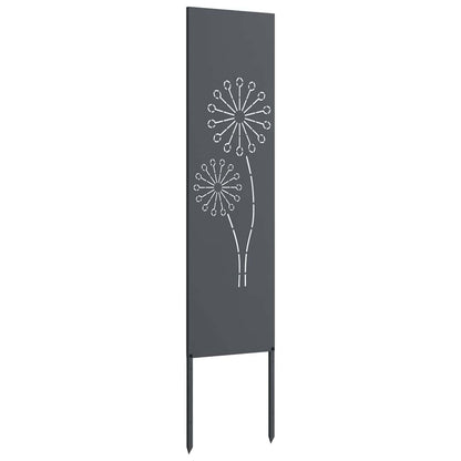 Garten Sichtschutz-Leinwand Anthrazit 32 x 140 cm