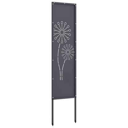 Garten Sichtschutz-Leinwand Anthrazit 32 x 140 cm
