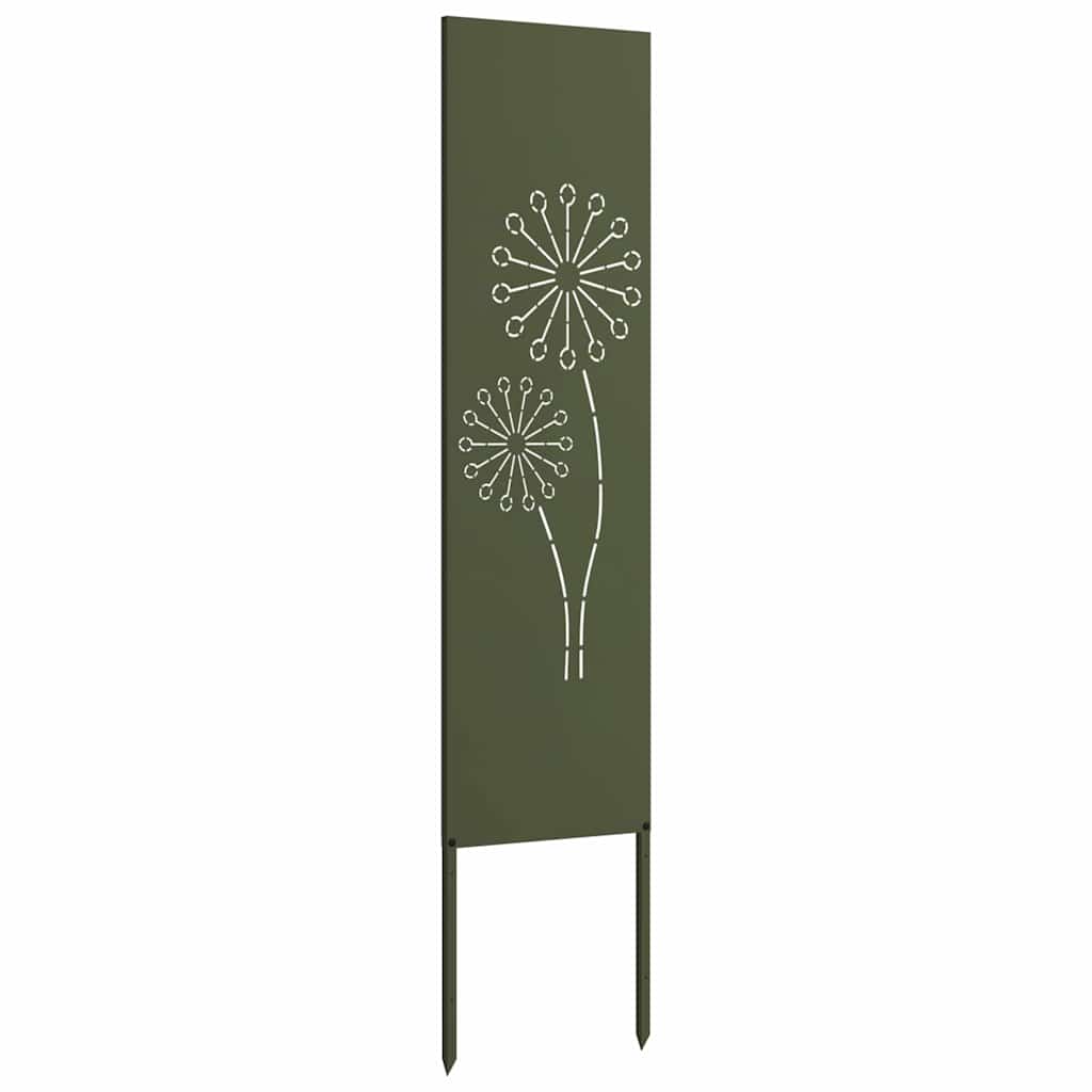Garten Sichtschutz-Leinwand Olivgrün 32 x 140 cm