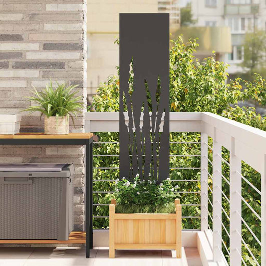 Garten dekoratives Panel Sonstiges Schwarz 32 x 140 cm