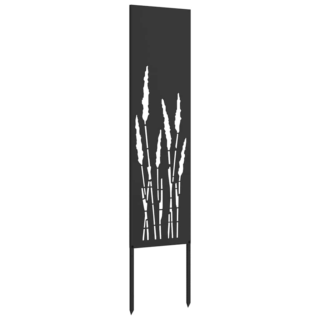 Garten dekoratives Panel Sonstiges Schwarz 32 x 140 cm
