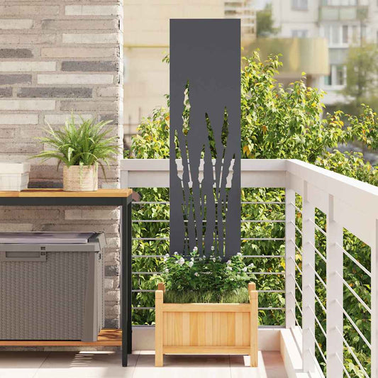 Garten Sichtschutz-Leinwand Anthrazit 32 x 140 cm