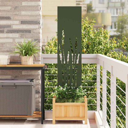 Garten Sichtschutz-Leinwand Olivgrün 32 x 140 cm