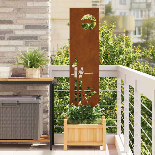 Garten dekoratives Panel Sonstiges Rostig 32 x 140 cm
