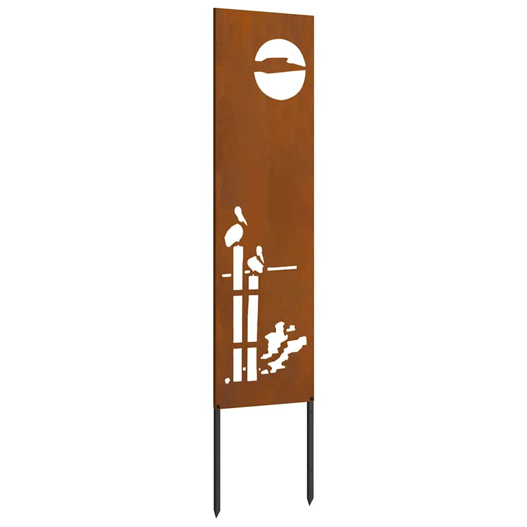 Garten dekoratives Panel Sonstiges Rostig 32 x 140 cm