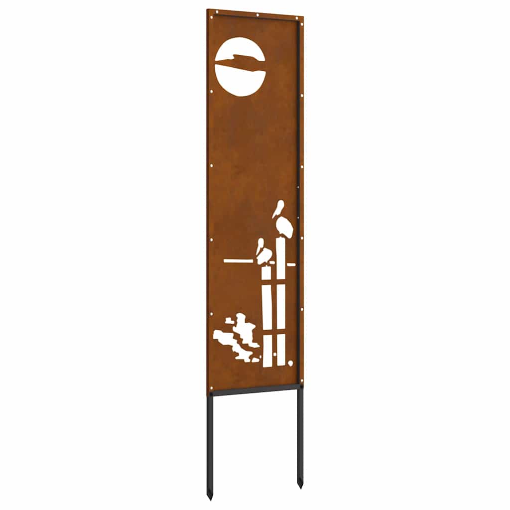 Garten dekoratives Panel Sonstiges Rostig 32 x 140 cm