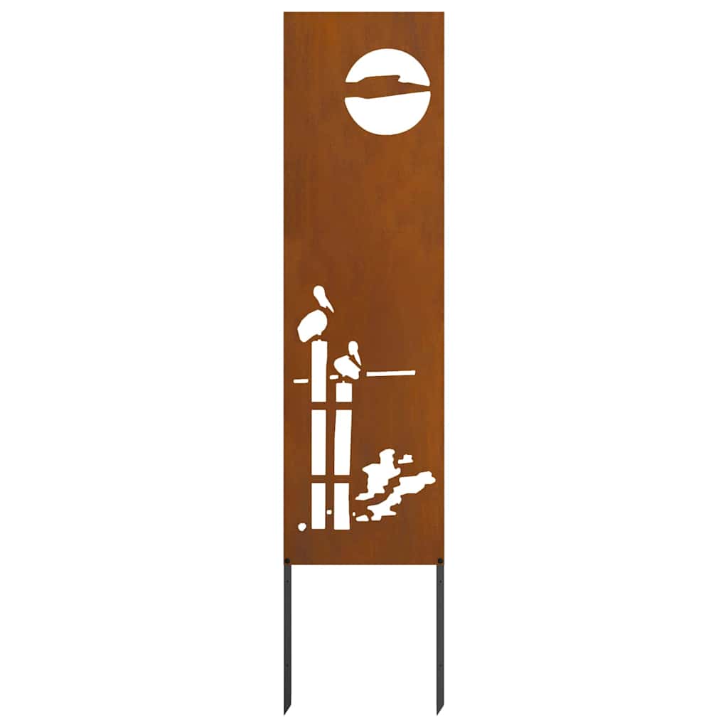 Garten dekoratives Panel Sonstiges Rostig 32 x 140 cm