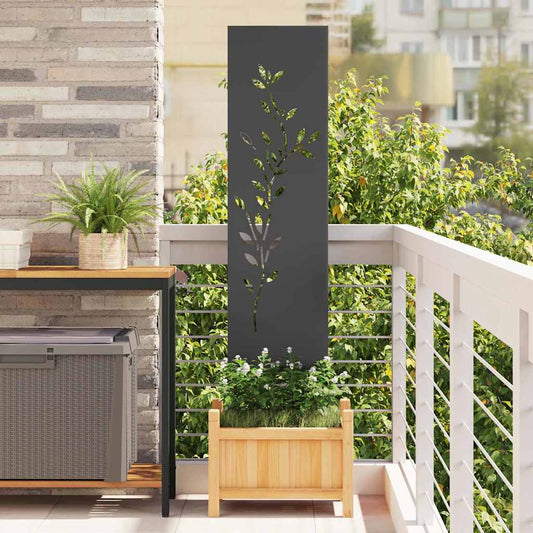 Garten dekoratives Panel Sonstiges Schwarz 32 x 140 cm