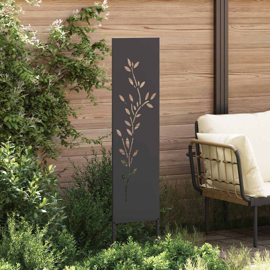 Garten dekoratives Panel Sonstiges Schwarz 32 x 140 cm