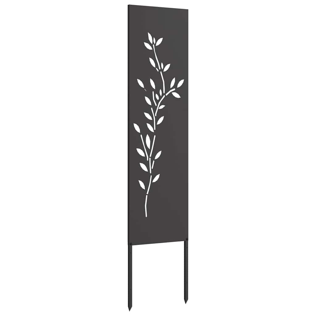 Garten dekoratives Panel Sonstiges Schwarz 32 x 140 cm