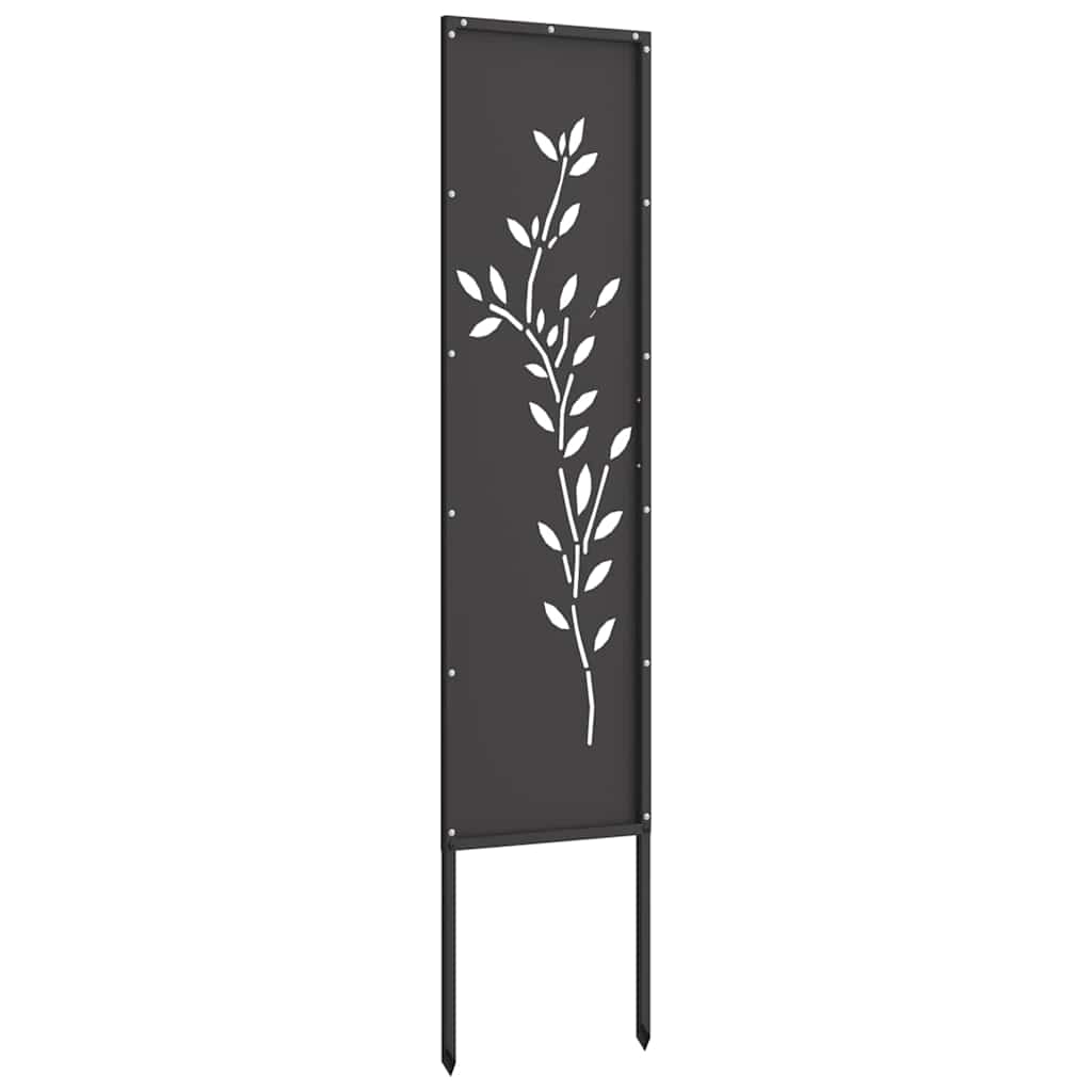 Garten dekoratives Panel Sonstiges Schwarz 32 x 140 cm