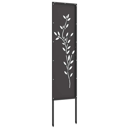 Garten dekoratives Panel Sonstiges Schwarz 32 x 140 cm