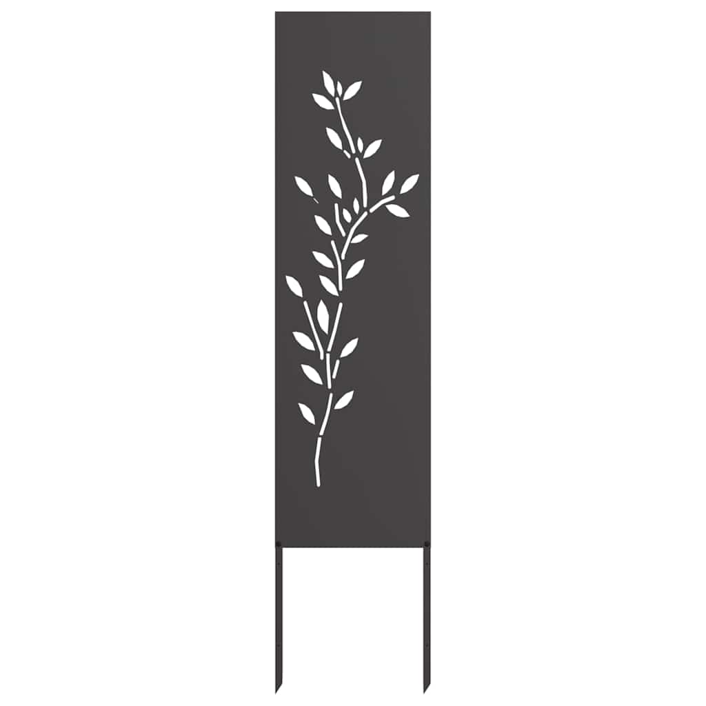 Garten dekoratives Panel Sonstiges Schwarz 32 x 140 cm
