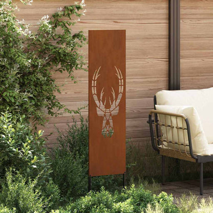 Garten dekoratives Panel Tiermuster Rostig 32 x 140 cm