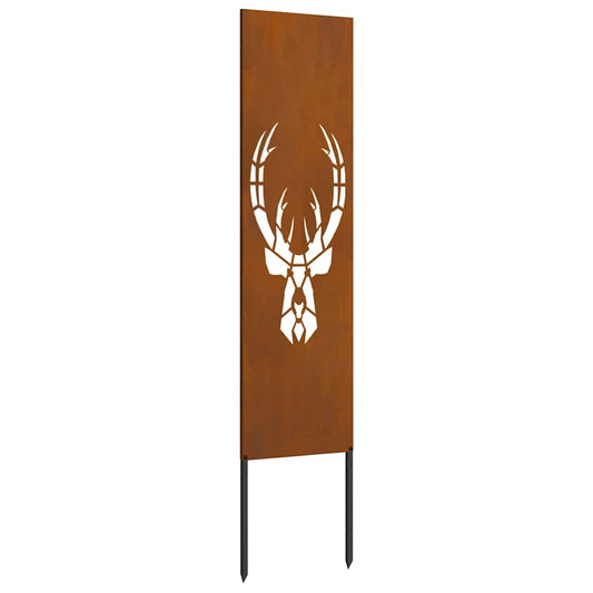 Garten dekoratives Panel Tiermuster Rostig 32 x 140 cm
