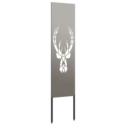 Garten dekoratives Panel Tiermuster Rostig 32 x 140 cm
