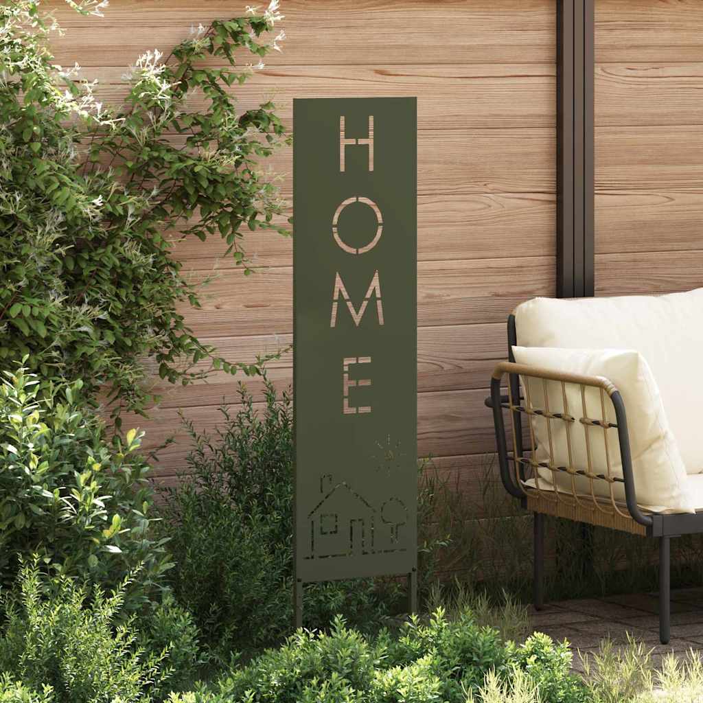 Garten Sichtschutz-Leinwand Olivgrün 32 x 140 cm