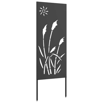 Garten Sichtschutz-Leinwand Schwarz 50 x 140 cm