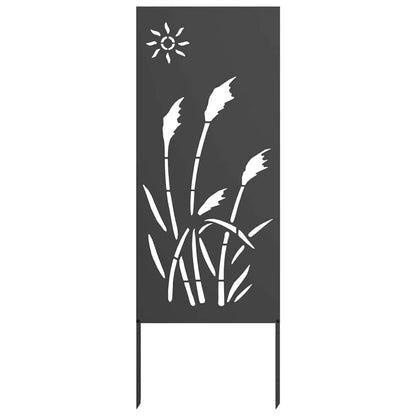 Garten Sichtschutz-Leinwand Schwarz 50 x 140 cm