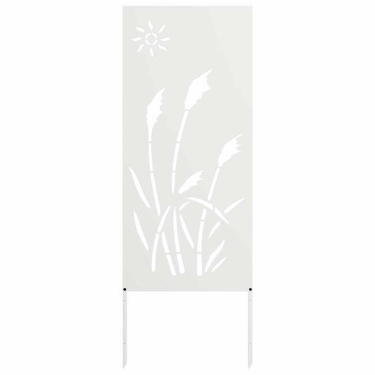Garten Sichtschutz-Leinwand Weiß 50 x 140 cm
