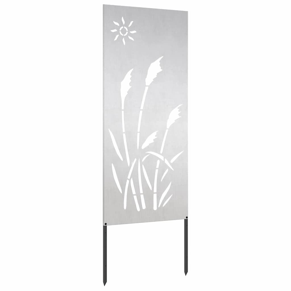 Garten dekoratives Panel Sonstiges Silber 50 x 140 cm Edelstahl