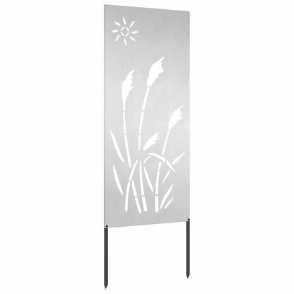 Garten dekoratives Panel Sonstiges Silber 50 x 140 cm Edelstahl